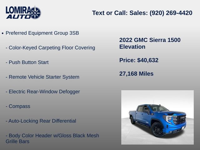 Used 2022 GMC Sierra 1500 Elevation AWD/4WD image 14