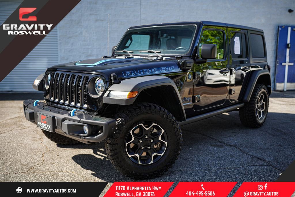 Used 2023 Jeep Wrangler Unlimited Rubicon 4xe w/ Steel Bumper Group