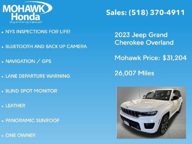 Used 2023 Jeep Grand Cherokee Overland AWD/4WD image 7