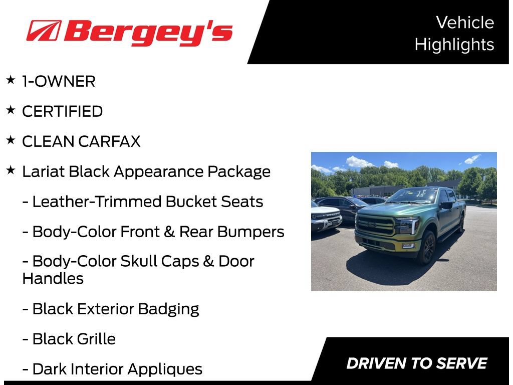Certified 2024 Ford F150 Lariat w/ Equipment Group 502A High AWD/4WD image 5