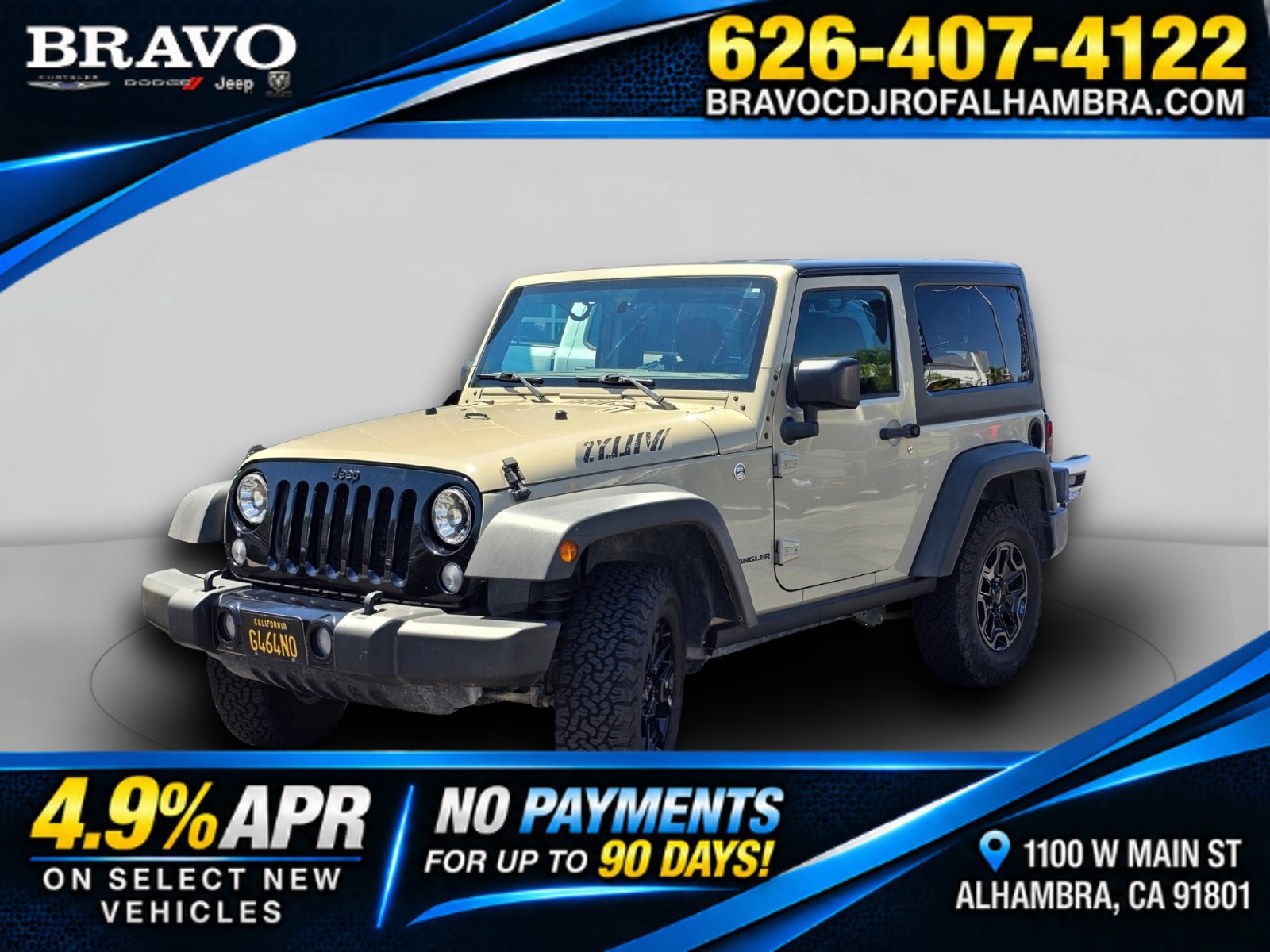 Used 2017 Jeep Wrangler Sport AWD/4WD image 1