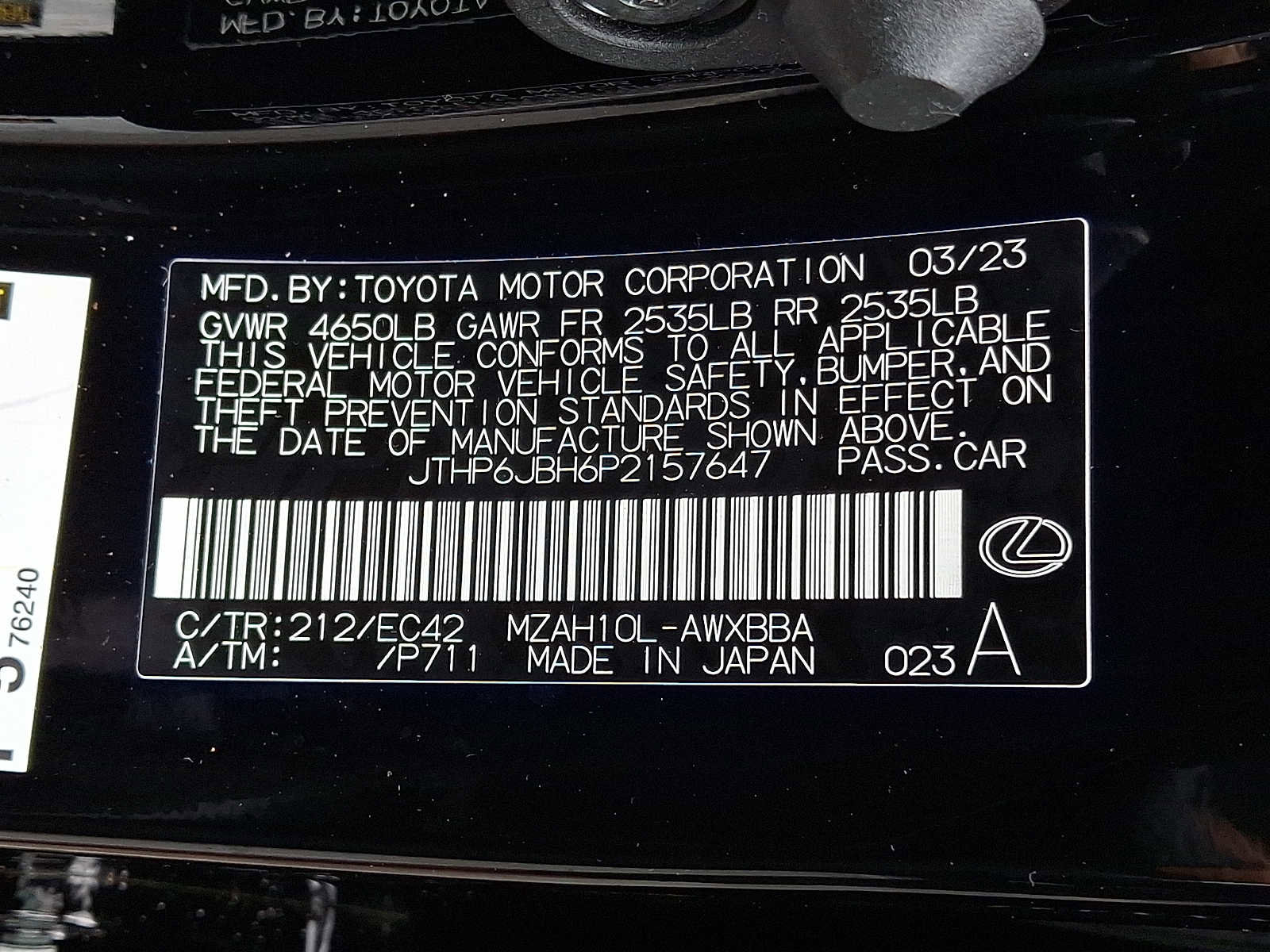 Used 2023 Lexus UX 250h FWD w/ Accessory Package (Z2) image 26