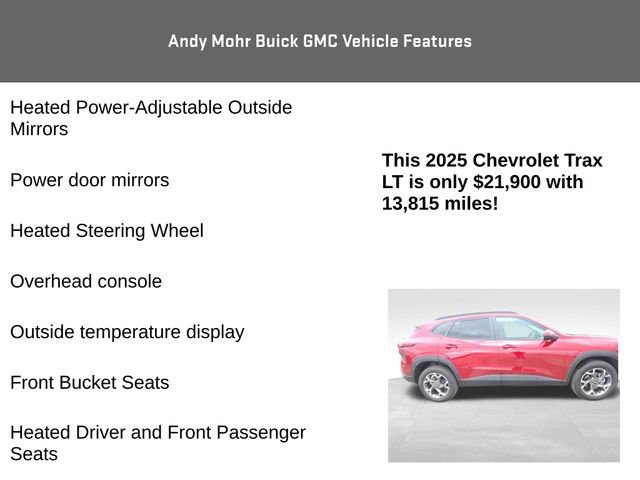 Used 2025 Chevrolet Trax LT w/ LT Convenience Package FWD image 12
