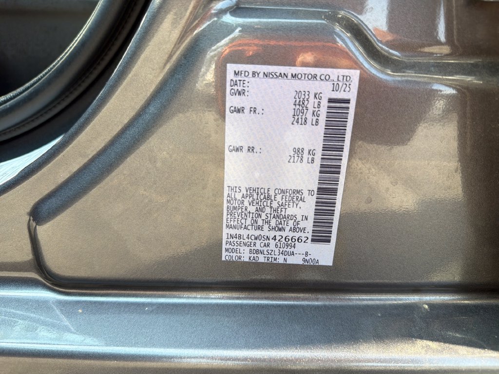 Certified 2025 Nissan Altima 2.5 SR AWD/4WD image 29