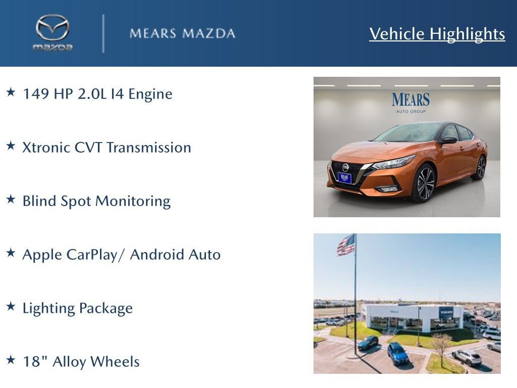 Used 2021 Nissan Sentra SR w/ Lighting Package image 2