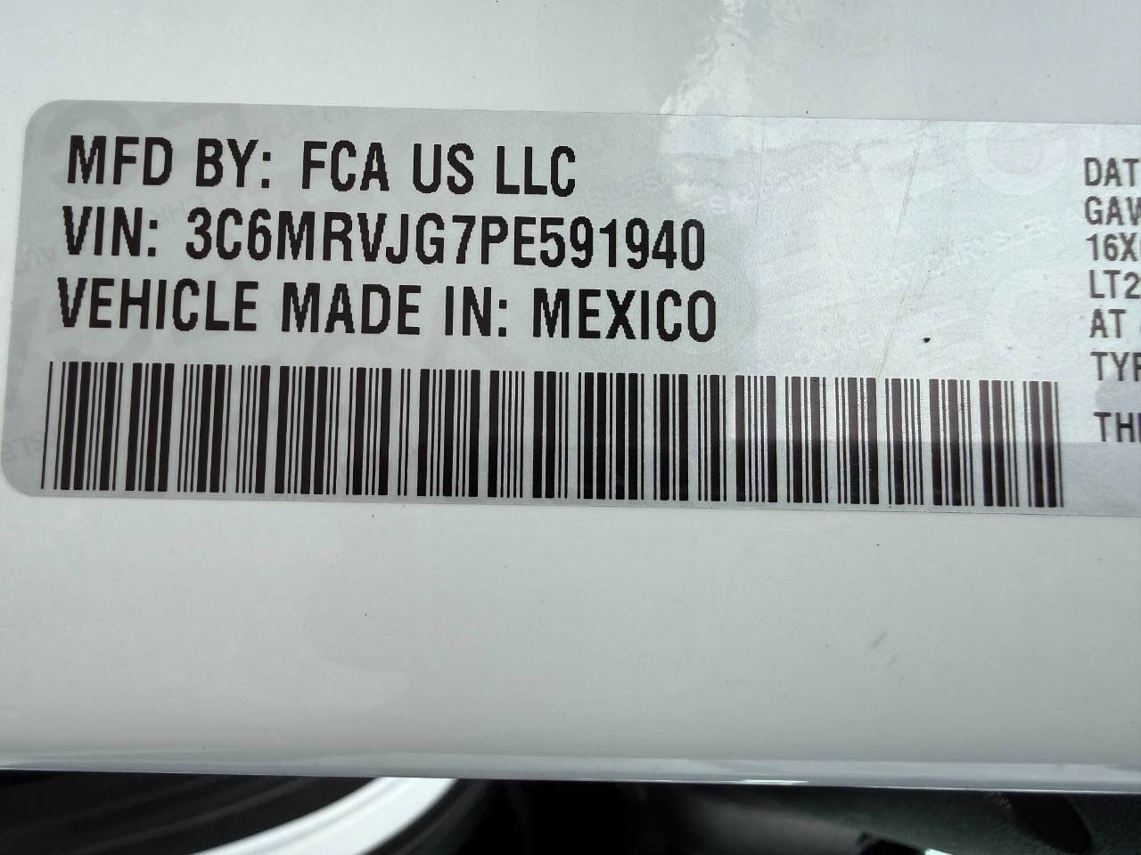 Used 2023 RAM ProMaster 3500 w/ Driver Convenience Group FWD image 45