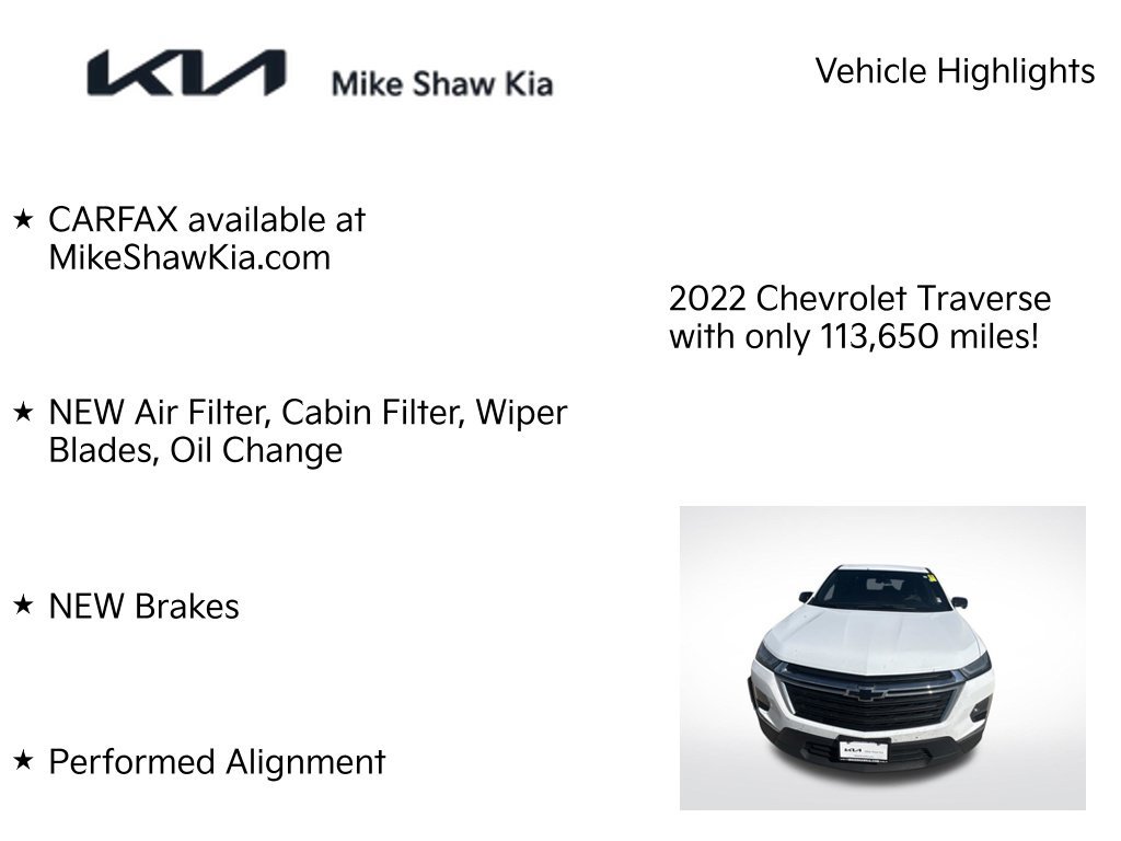 Used 2022 Chevrolet Traverse LS FWD image 6