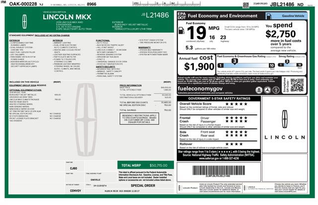 Used 2018 Lincoln MKX Reserve w/ Lincoln MKX Climate Package image 7