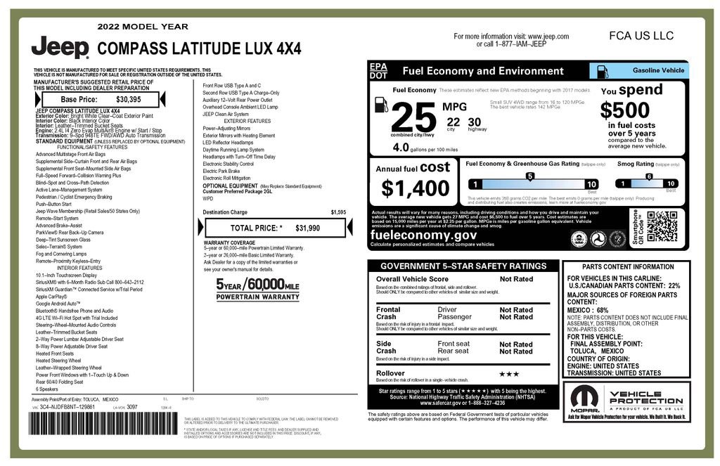 Used 2022 Jeep Compass Latitude image 4