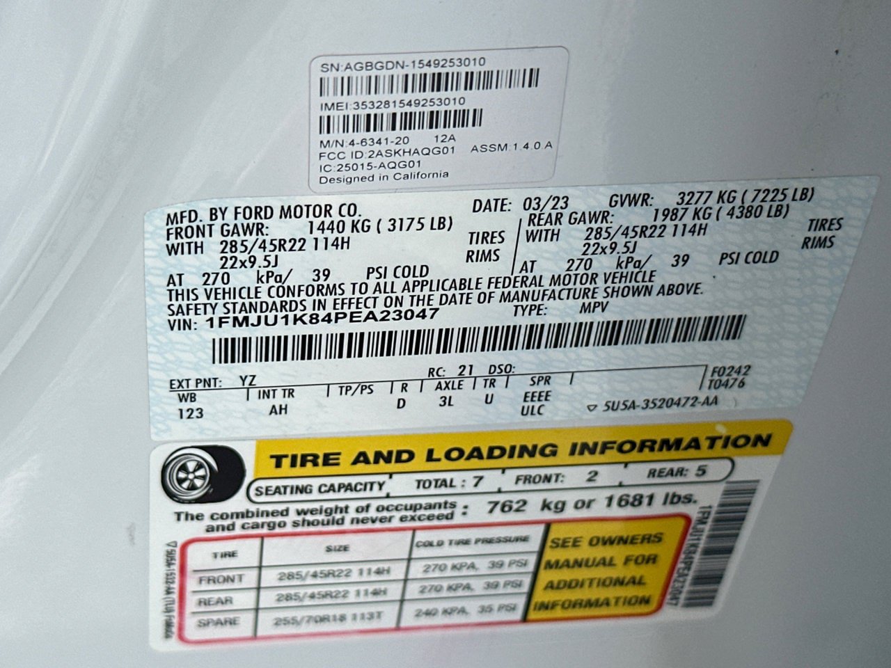 Certified 2023 Ford Expedition Limited RWD image 36