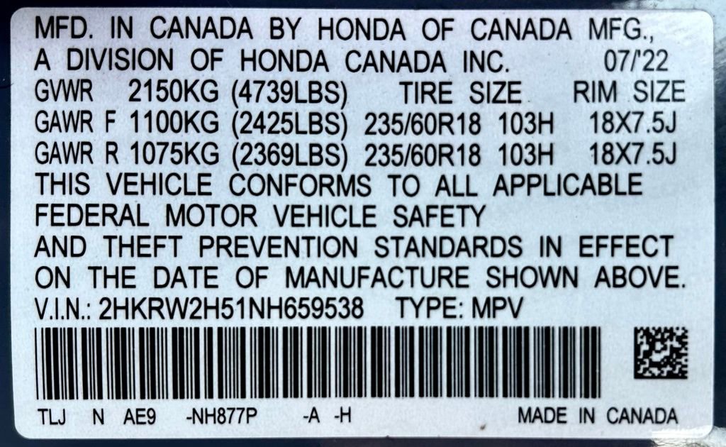 Used 2022 Honda CR-V EX image 24