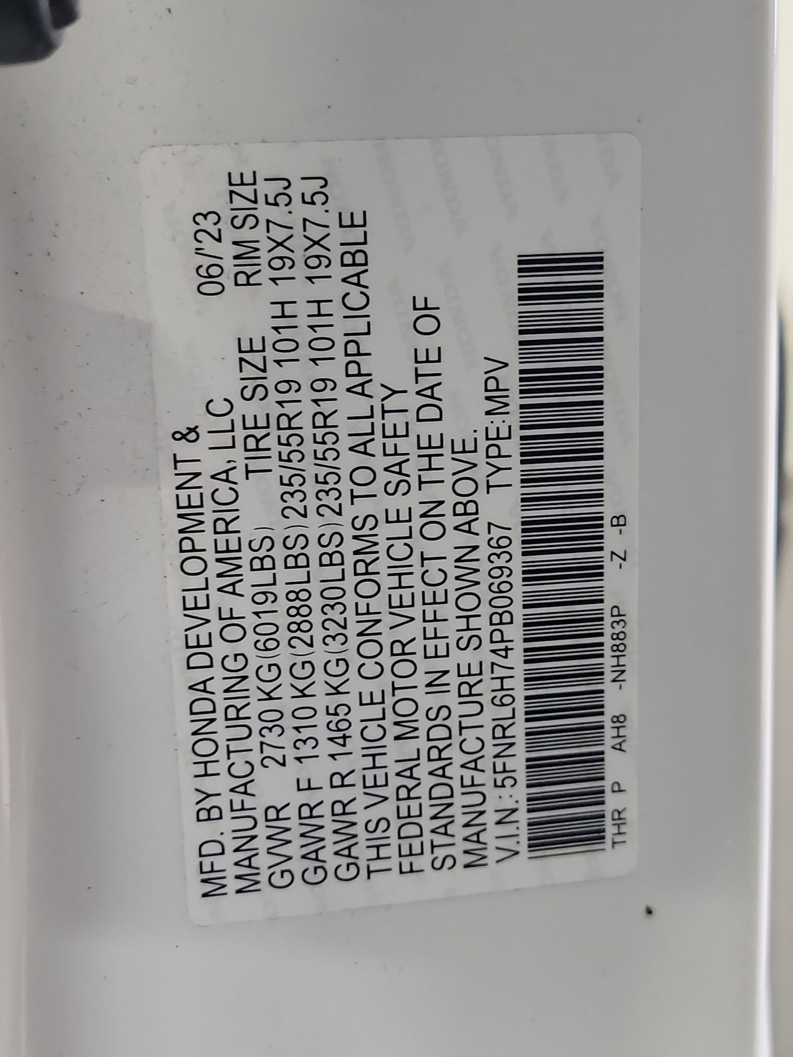 Certified 2023 Honda Odyssey Sport image 33