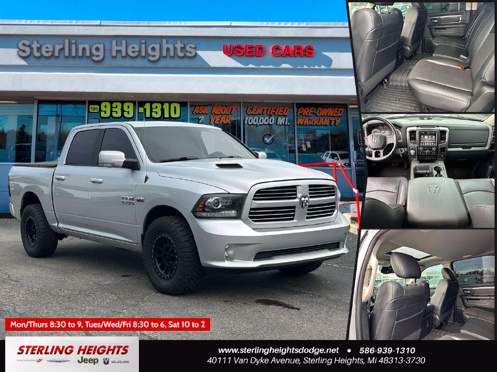 Used 2017 RAM 1500 Sport w/ Premium Sound Group AWD/4WD image 1