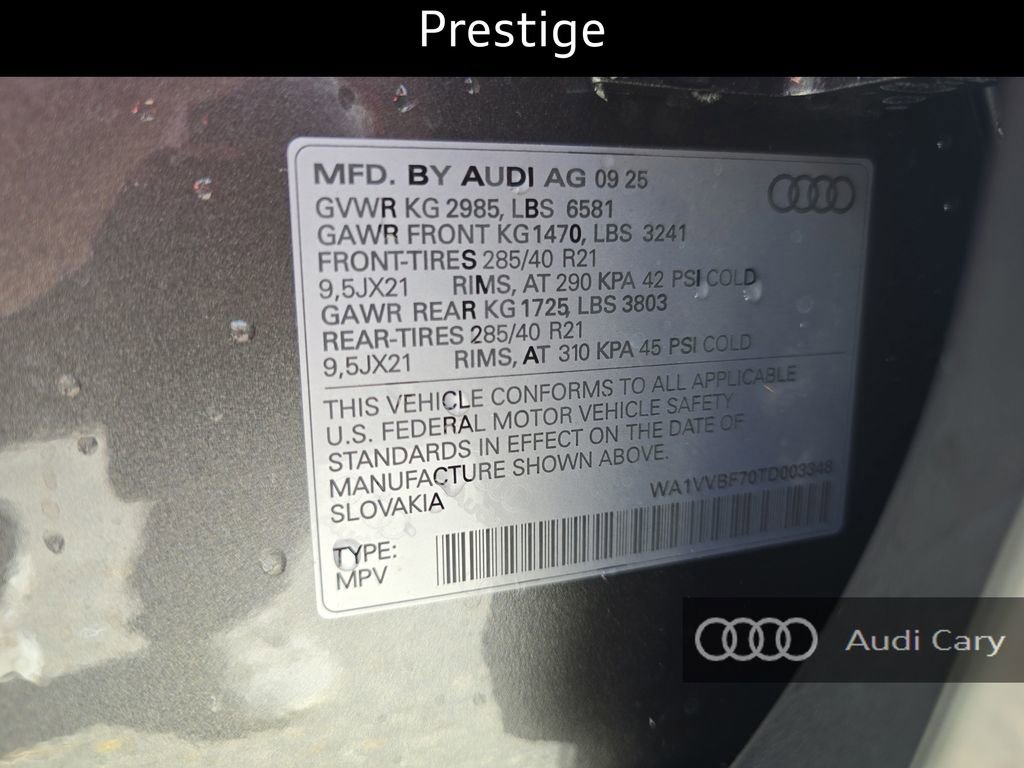 New 2026 Audi Q7 3.0T Prestige image 39