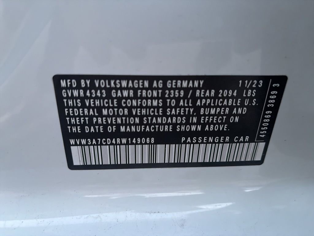 Used 2024 Volkswagen GTI SE FWD image 30