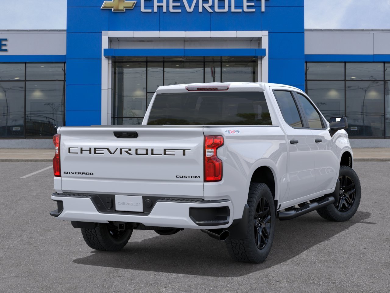 New 2026 Chevrolet Silverado 1500 Custom w/ Turbomax Blackout Package AWD/4WD image 4