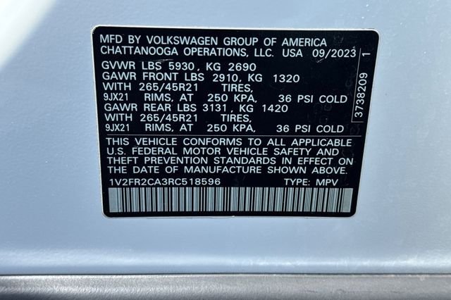 Used 2024 Volkswagen Atlas SEL Premium R-Line AWD/4WD image 34