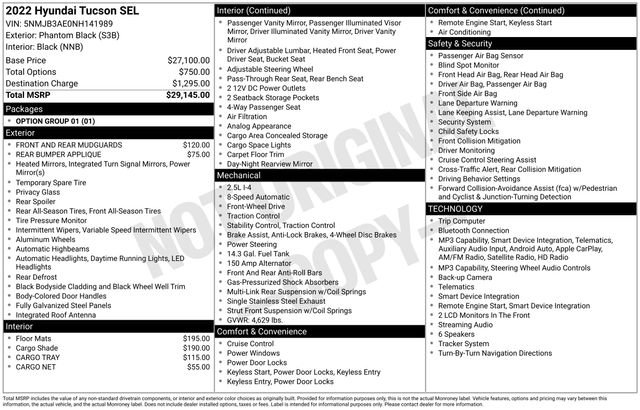 Used 2022 Hyundai Tucson SEL FWD image 15