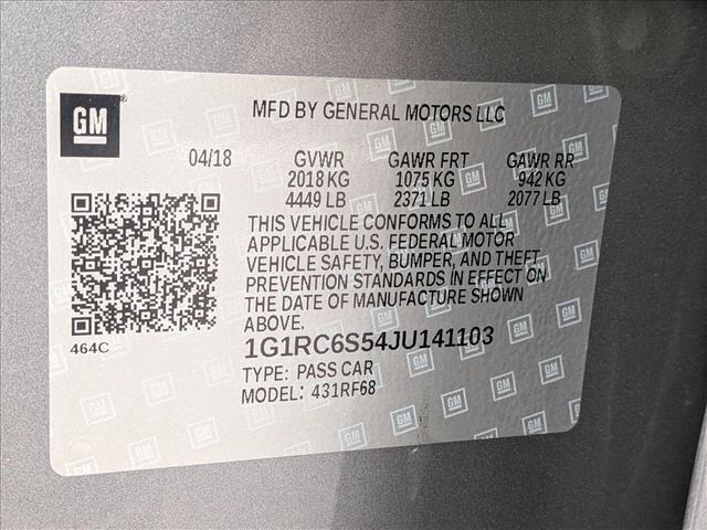 Used 2018 Chevrolet Volt LT w/ LT Driver Confidence Package image 24