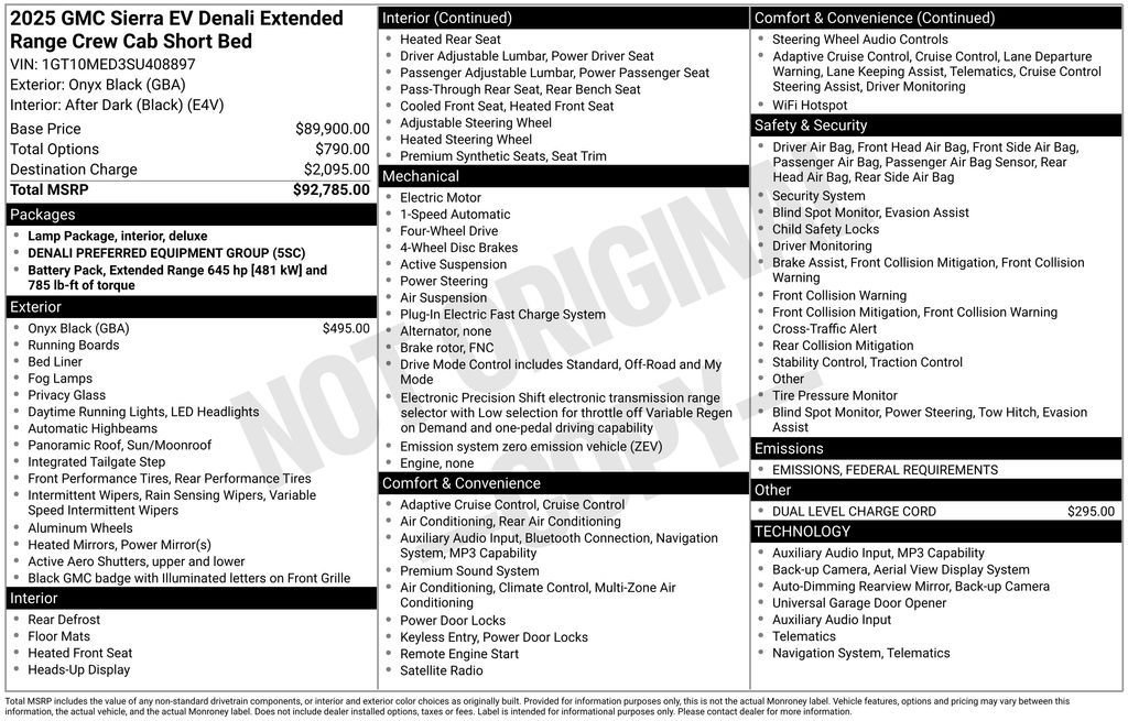 New 2025 GMC Sierra EV Denali image 28