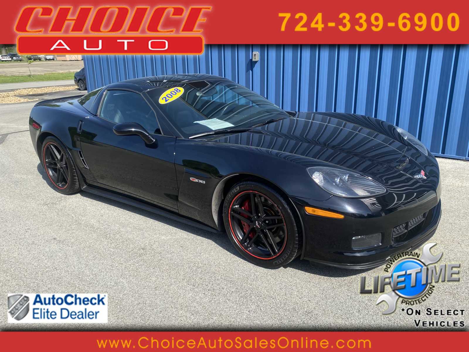 Used 2008 Chevrolet Corvette Z06 w/ Preferred Equipment Group image 1