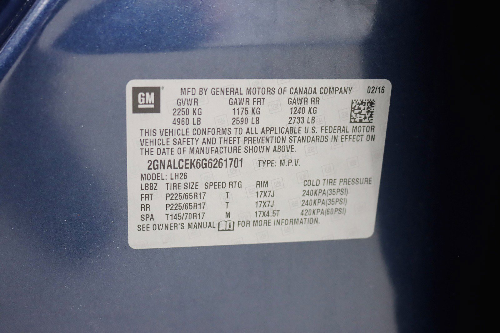 Used 2016 Chevrolet Equinox LT w/ Convenience Package image 34