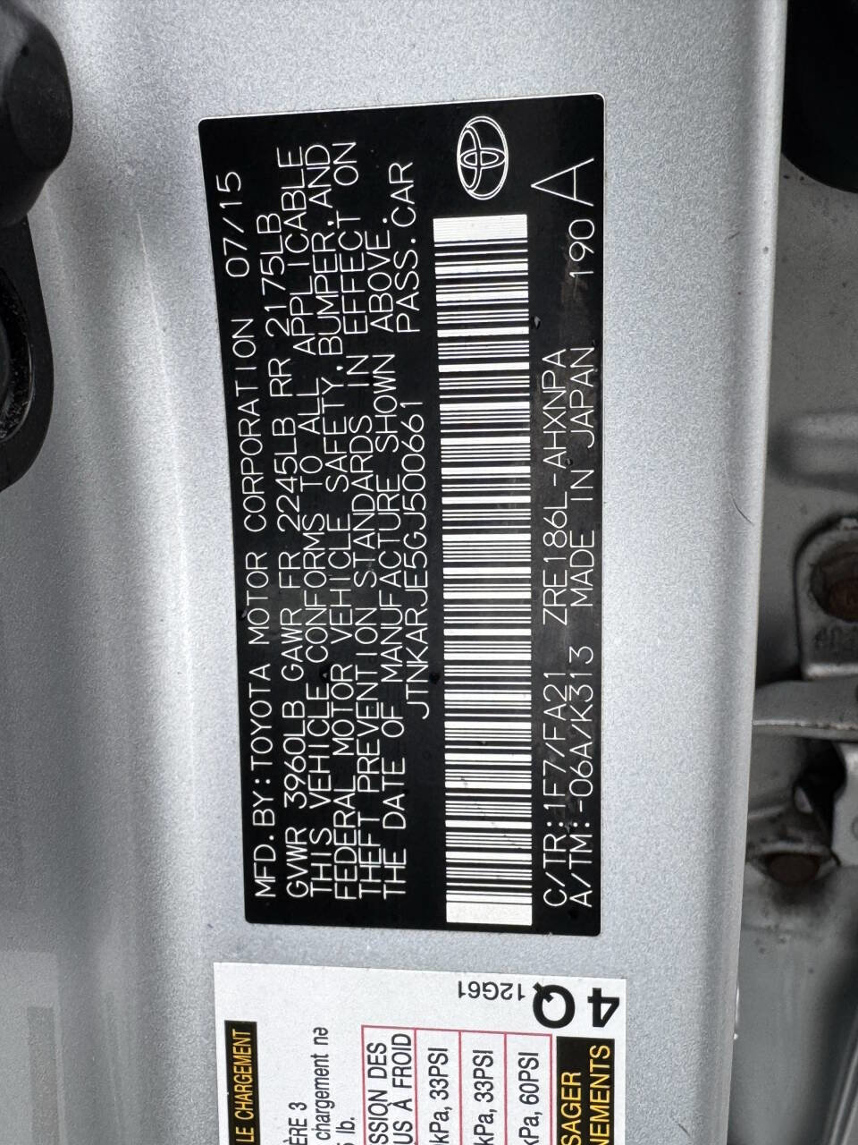 Used 2016 Scion iM Base 4dr Hatchback CVT image 53