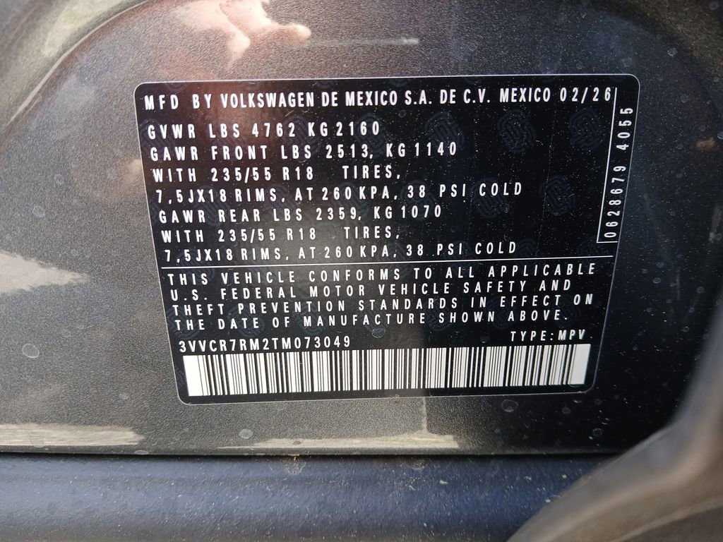 New 2026 Volkswagen Tiguan S image 28