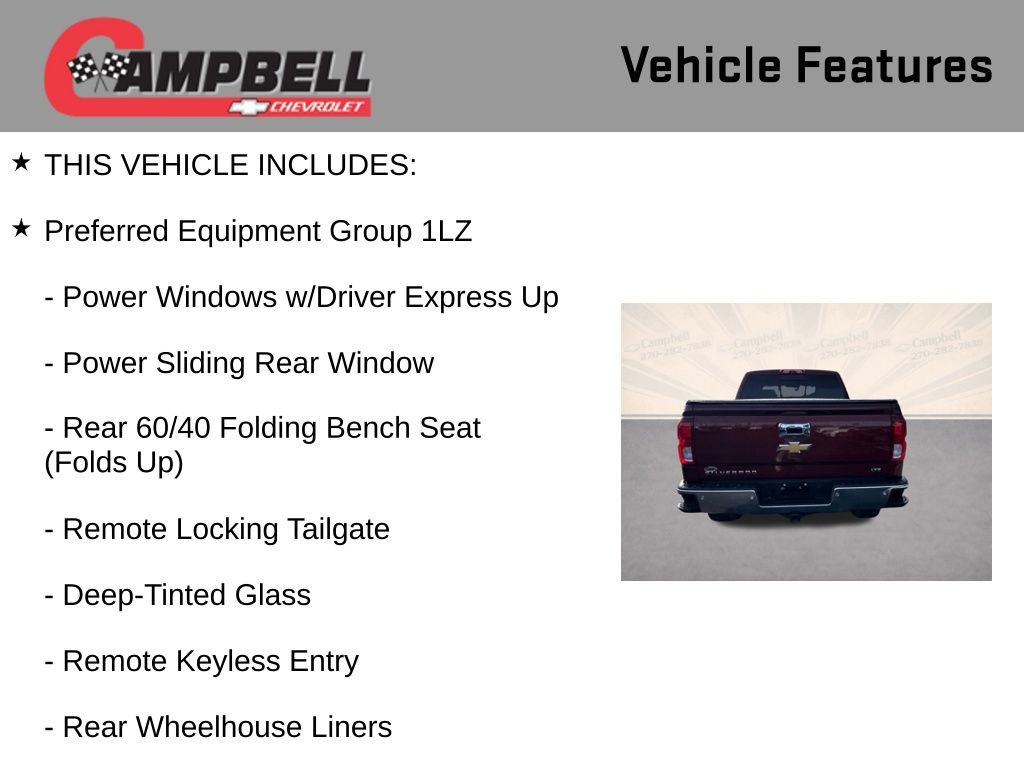 Used 2016 Chevrolet Silverado 1500 LTZ w/ Sport Package image 5
