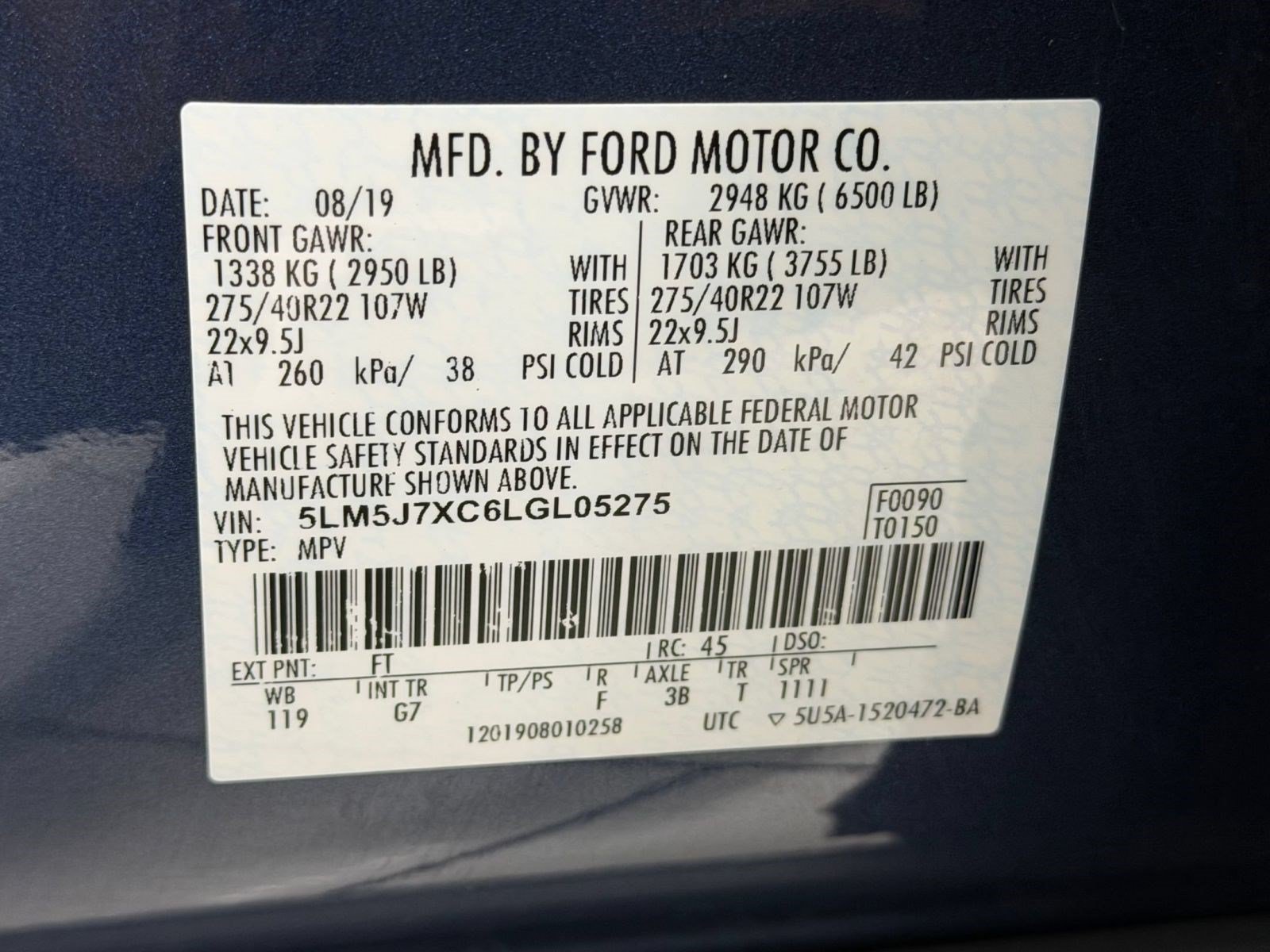 Used 2020 Lincoln Aviator Reserve w/ Equipment Group 202A AWD/4WD image 27