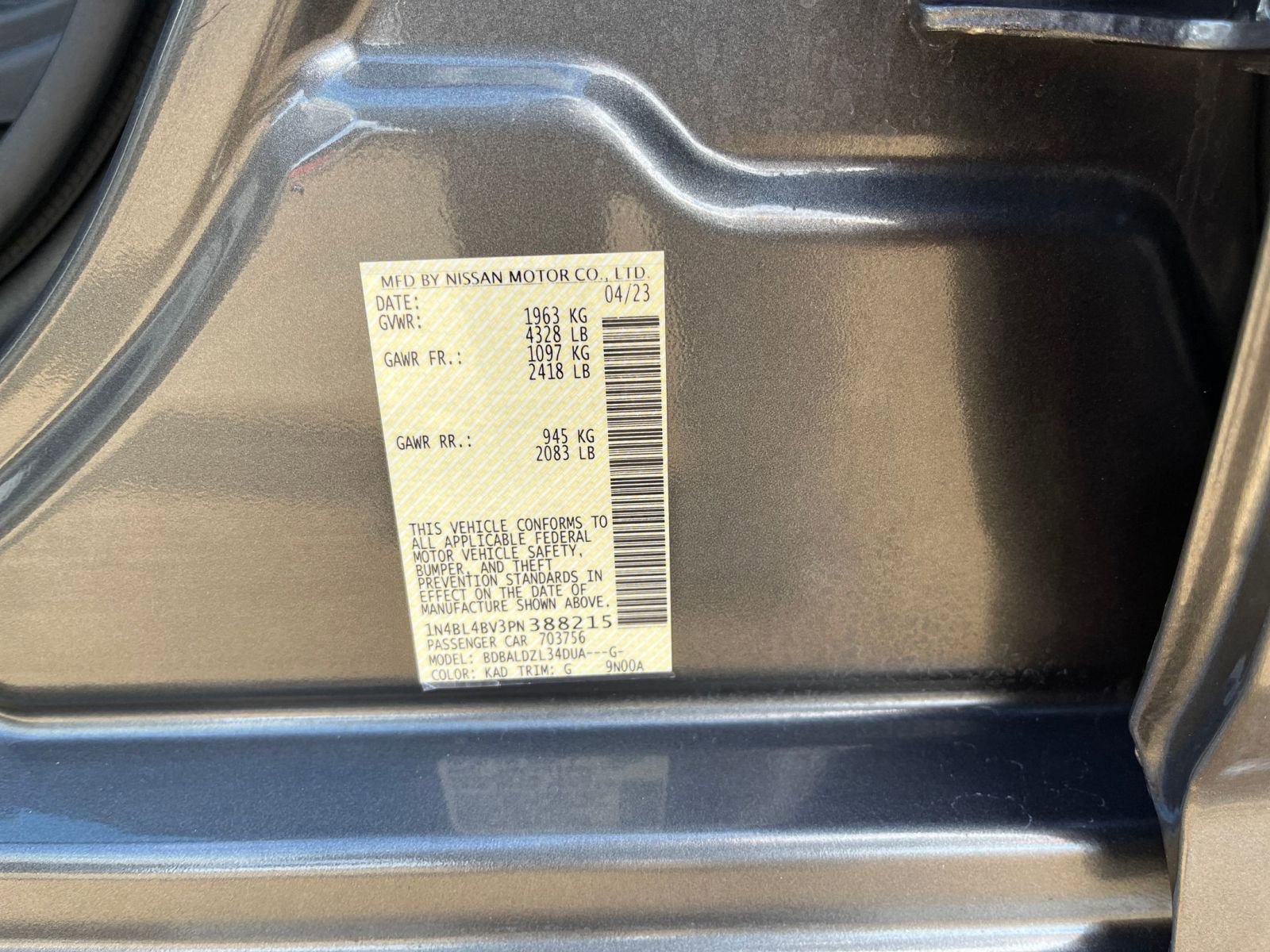 Used 2023 Nissan Altima 2.5 S image 27