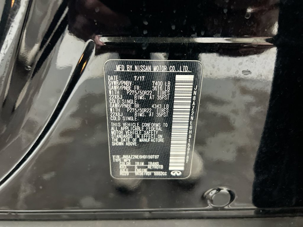 Used 2017 INFINITI QX80 Limited w/ All Season Package AWD/4WD image 30