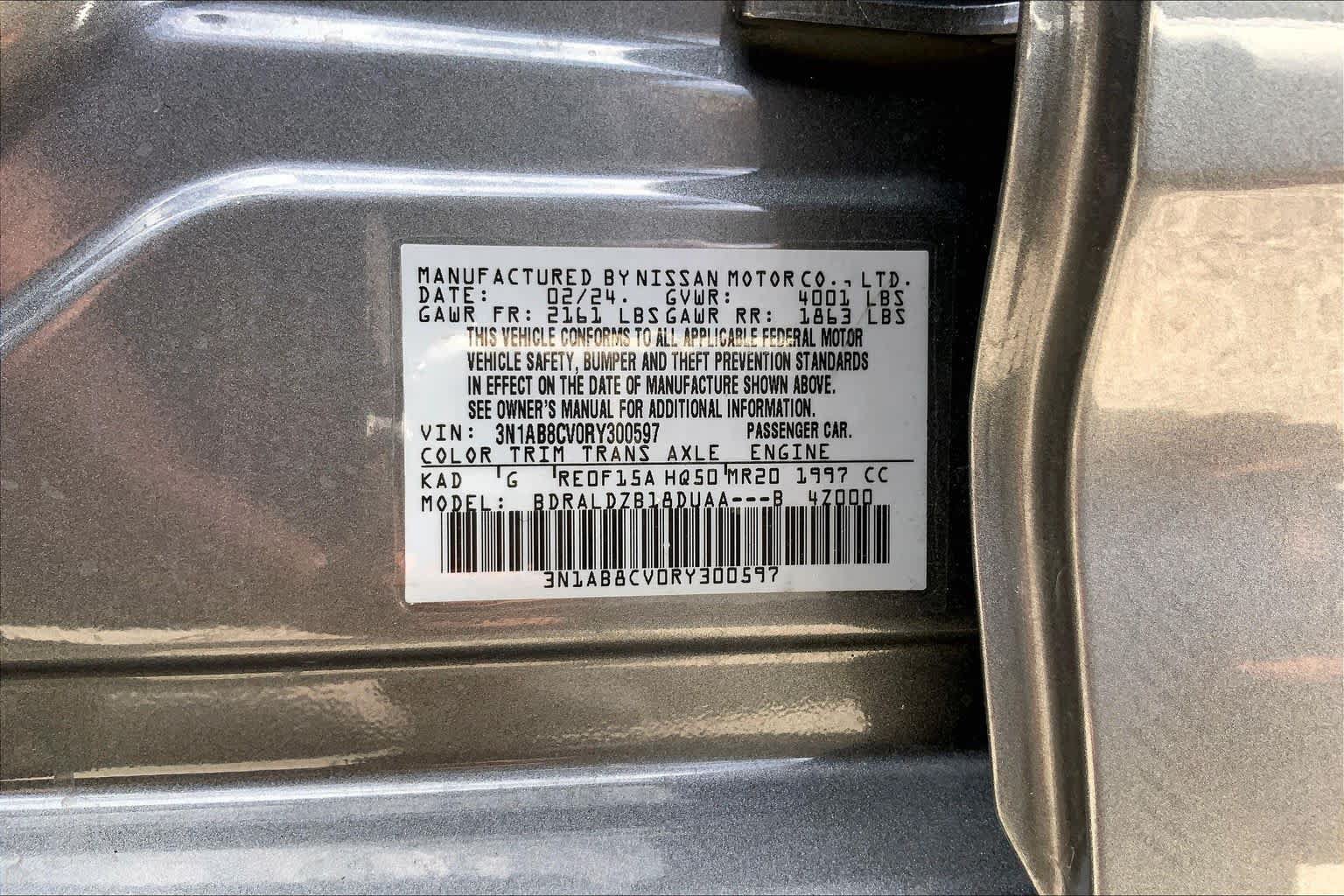 Used 2024 Nissan Sentra SV w/ All-Weather Package FWD image 36