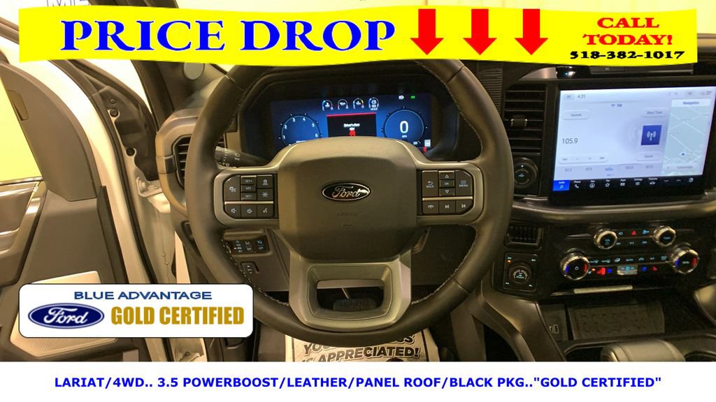 Certified 2025 Ford F150 Lariat w/ Equipment Group 502A High AWD/4WD image 35