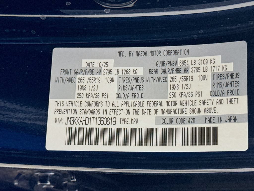 Certified 2026 MAZDA CX-90 3.3 Turbo w/ Select Package AWD/4WD image 30