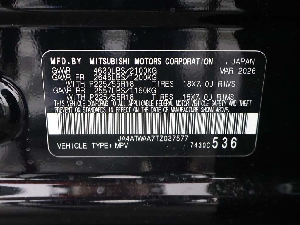 New 2026 Mitsubishi Eclipse Cross SE AWD/4WD image 48