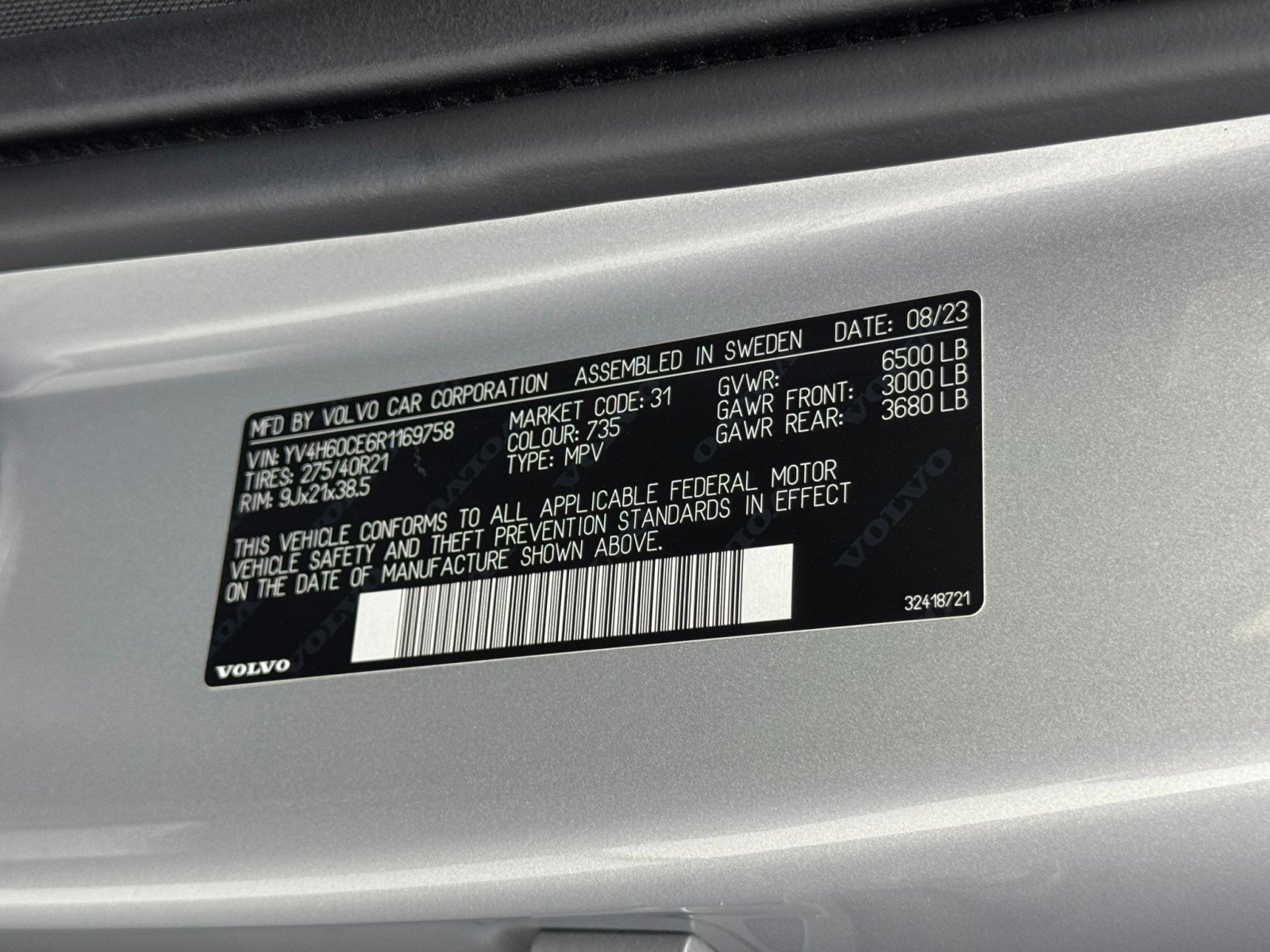 Used 2024 Volvo XC90 T8 Plus w/ Protection Package Premier image 48