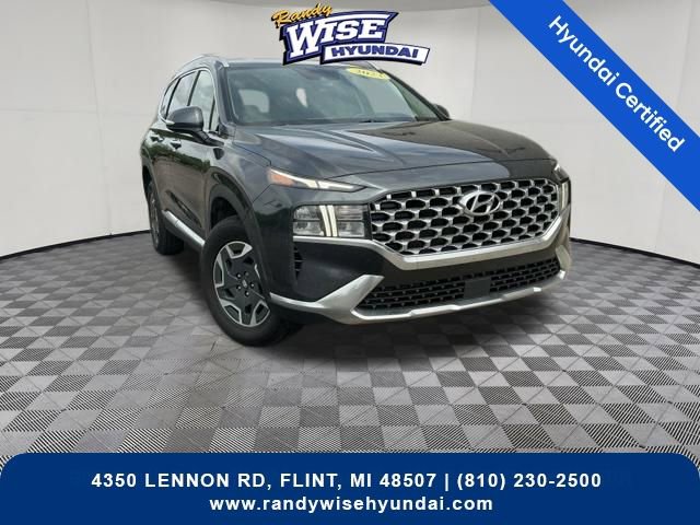 Certified 2023 Hyundai Santa Fe Blue w/ Cargo Package AWD/4WD image 1