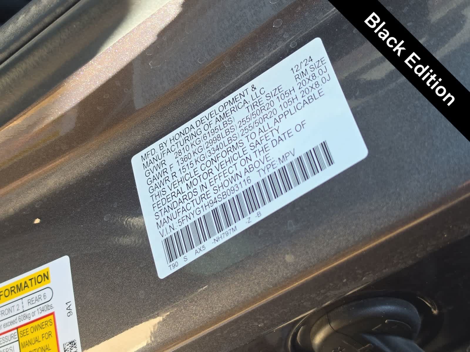Used 2025 Honda Pilot Black Edition image 25