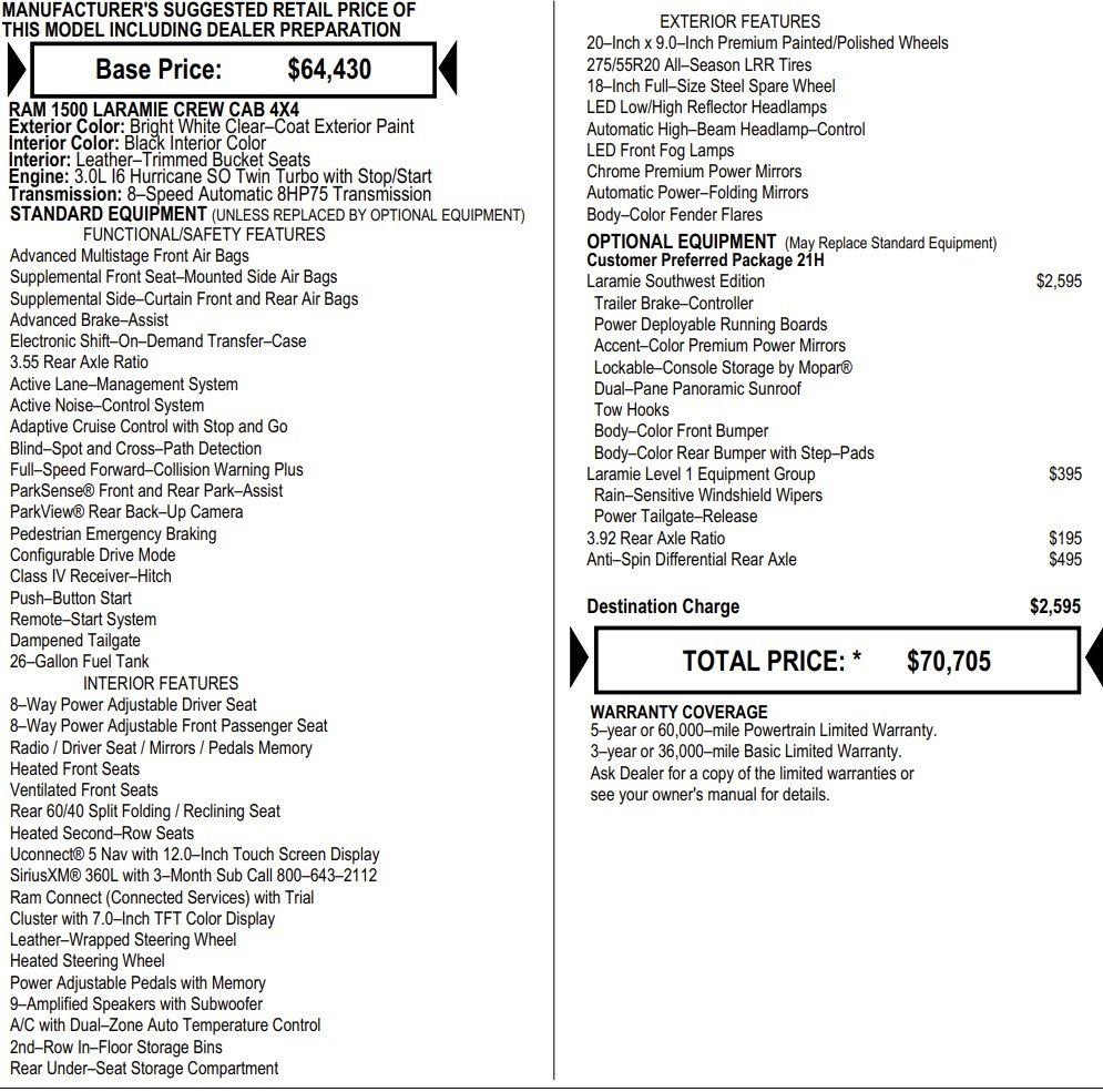 New 2026 RAM 1500 Laramie w/ Laramie Southwest Edition image 2
