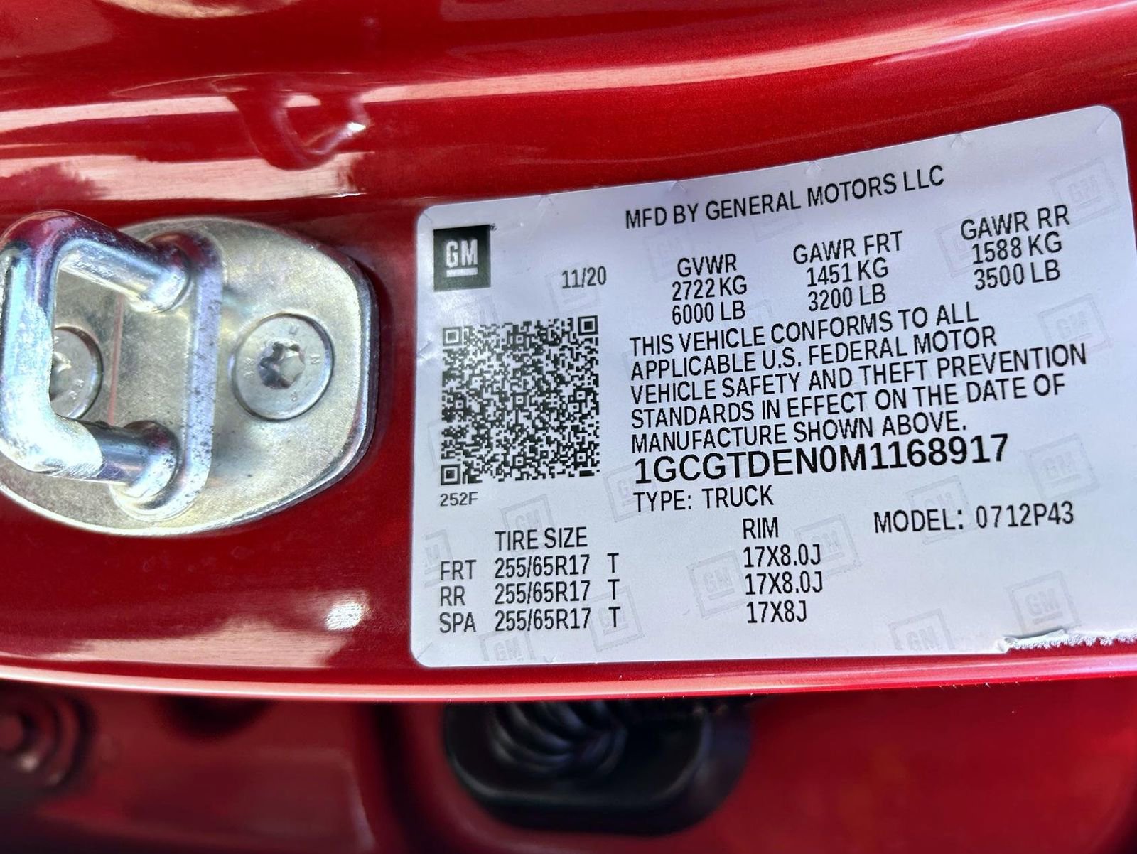 Certified 2021 Chevrolet Colorado Z71 AWD/4WD image 25