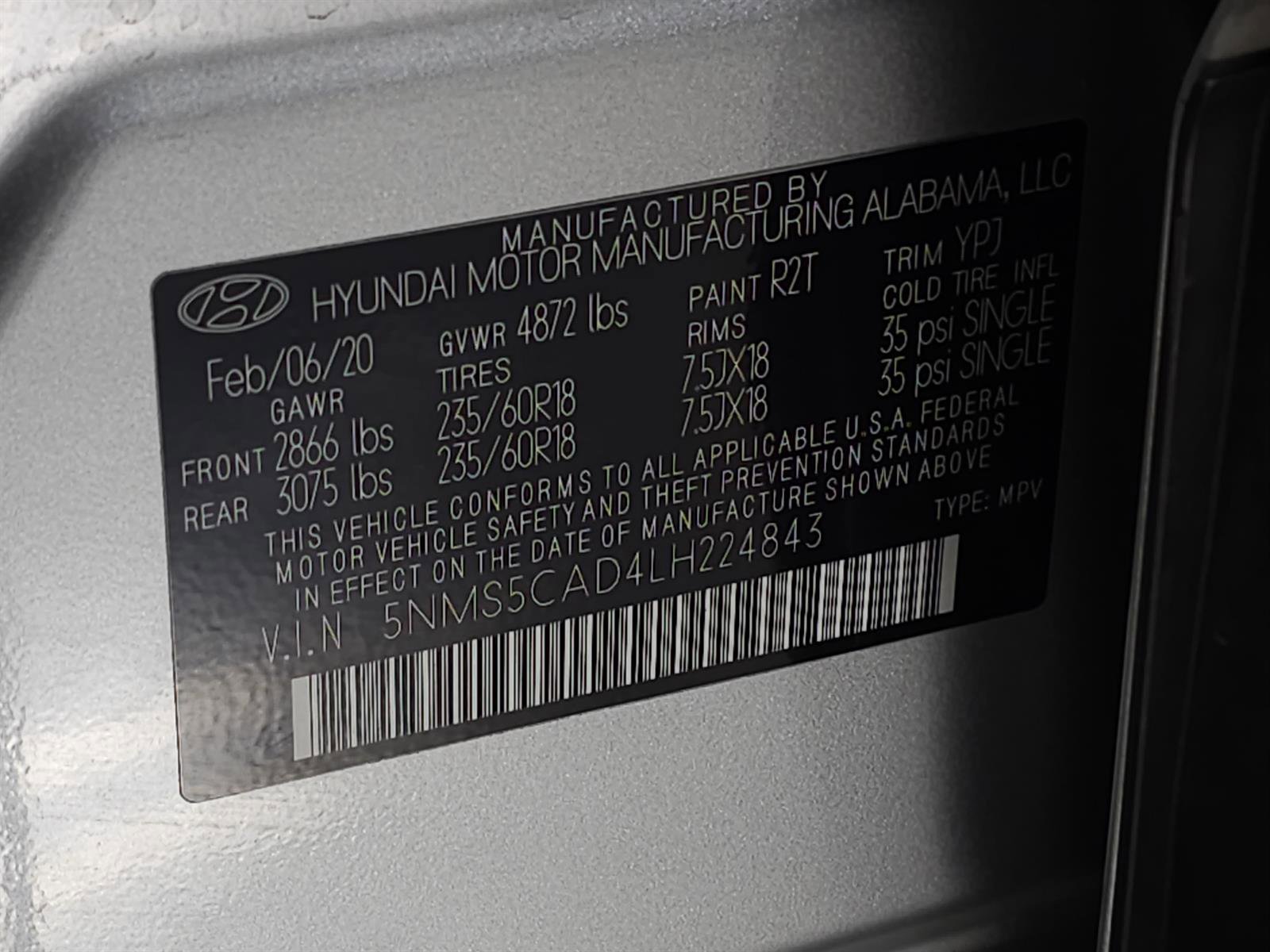 Used 2020 Hyundai Santa Fe Limited w/ Cargo Package image 36