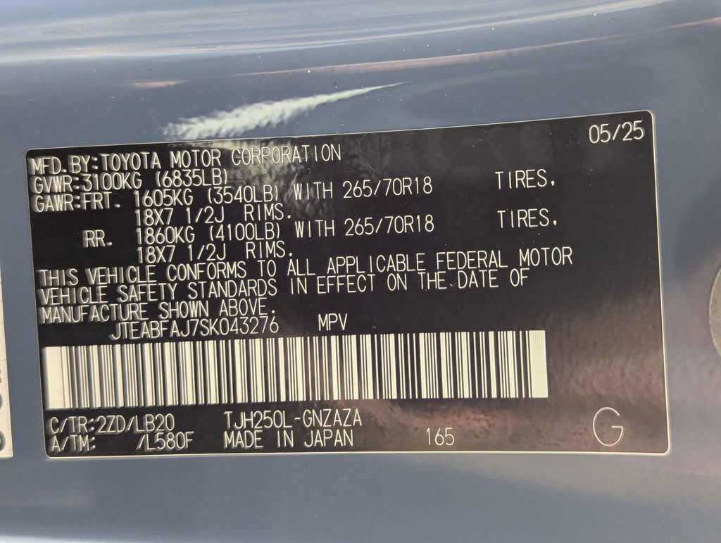 Used 2025 Toyota Land Cruiser w/ Premium Package AWD/4WD image 32