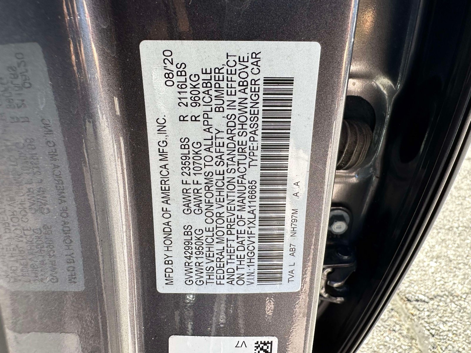 Used 2020 Honda Accord LX image 32
