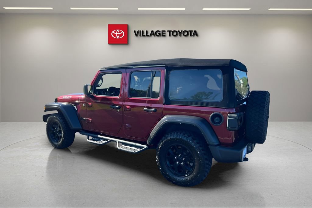 Used 2022 Jeep Wrangler Unlimited Sport image 3