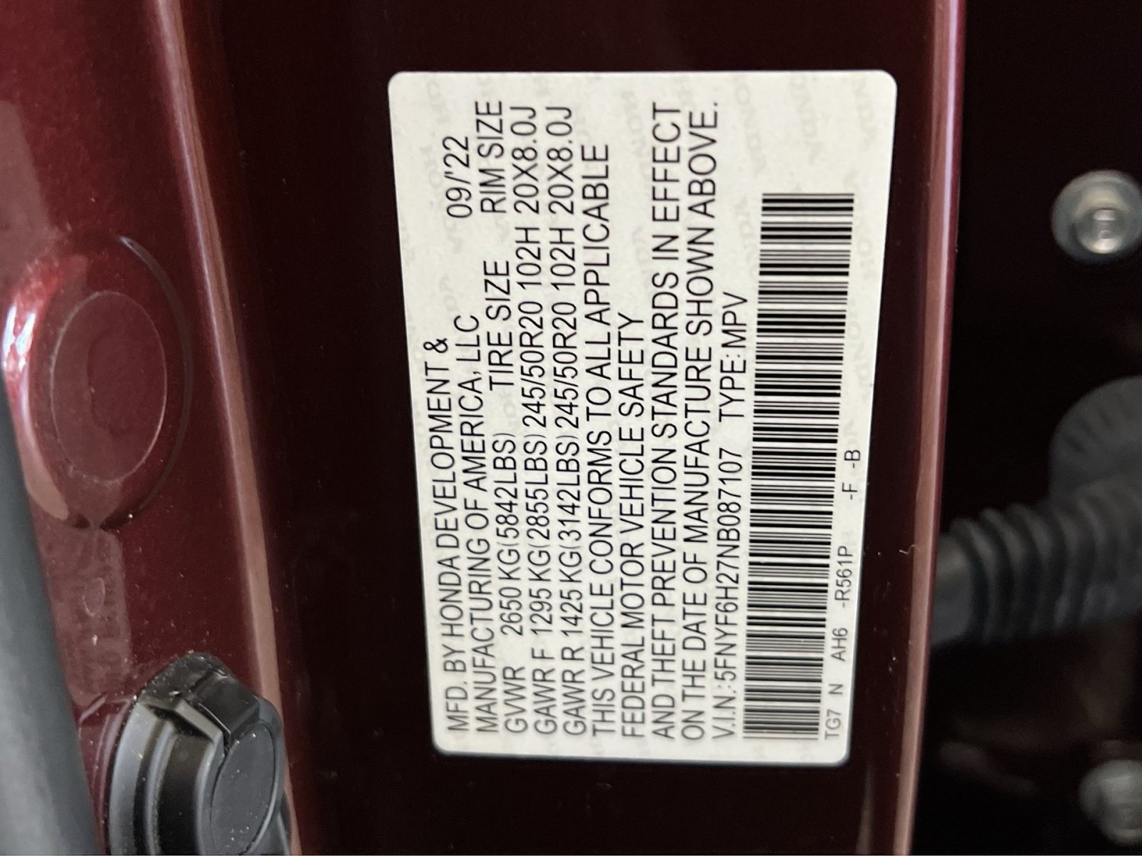 Used 2022 Honda Pilot Special Edition image 37