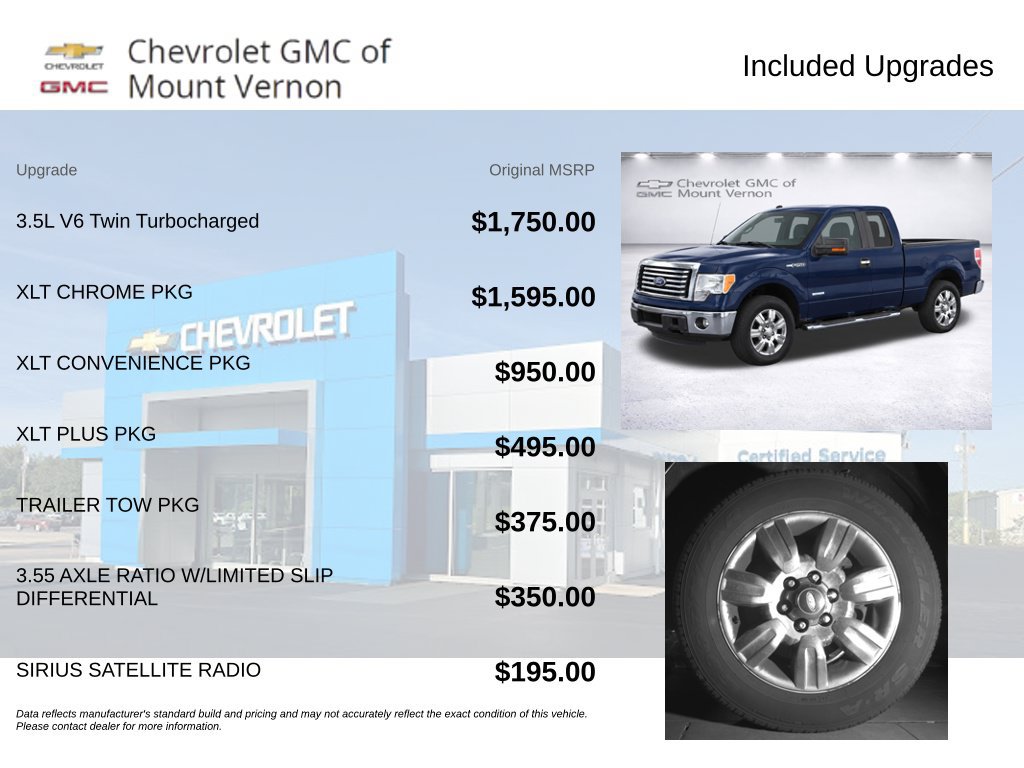 Used 2011 Ford F150 XLT w/ XLT Chrome Pkg RWD image 6