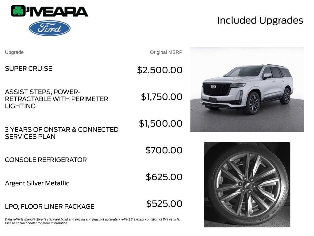Used 2023 Cadillac Escalade Sport Platinum w/ LPO, Floor Liner Package AWD/4WD image 4