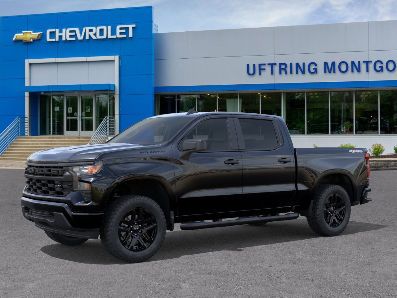 New 2026 Chevrolet Silverado 1500 Custom w/ Turbomax Blackout Package image 2
