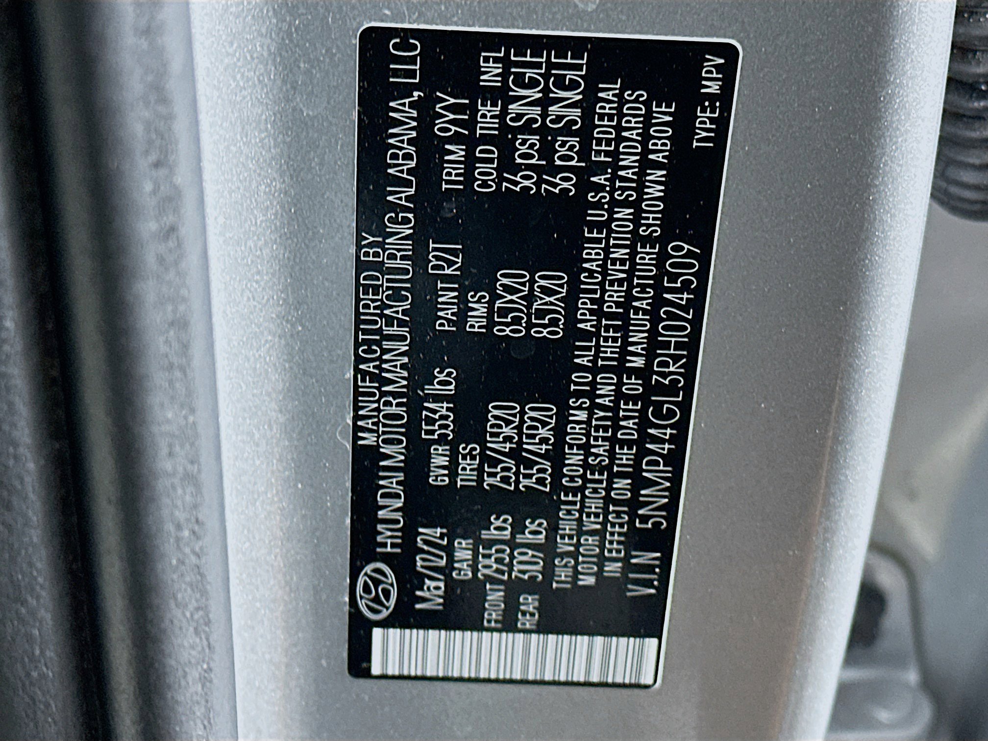 Used 2024 Hyundai Santa Fe Limited image 12